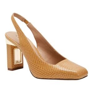 Katy Perry Women's The Hollow Heel Slingback Pumps Tan Size 6 1/2